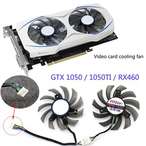 Replacement Graphics Card Cooler Cooling Fan For Asus Dual Gtx1050ti 1050 Rx460 Ebay