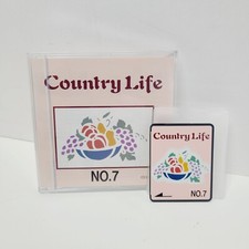 No. 7 Number Embroidery card Brother Bernina Babylock Country Living Emblem