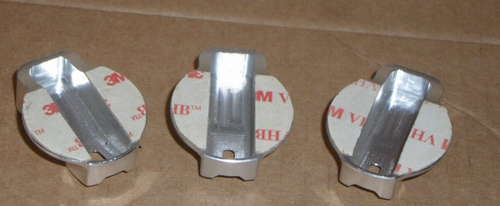 2005 - 2009 Ford Mustang Satin Billet Aluminum HVAC Heater Control Knob Covers - Picture 3 of 3