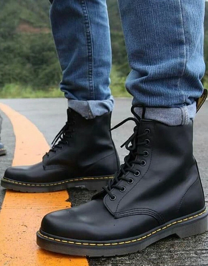 Dr. Martens 1460 Smooth Leather Mens sz 14 Combat Boots Greasy