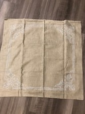 Restoration Hardware Italian Baroque Medallion 31"X30"Euro Pillow Sham Dune Fog