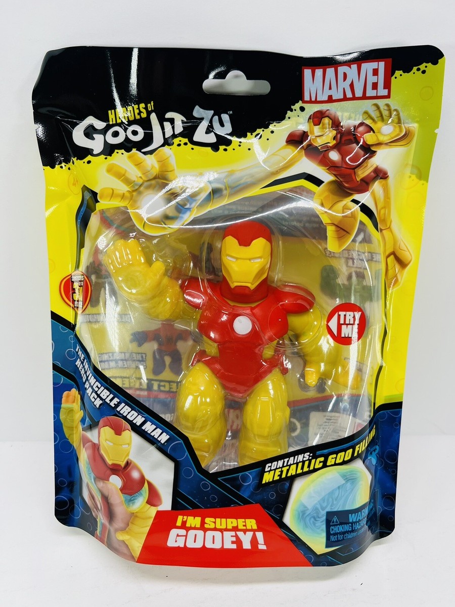 英語 ヒーロー まとめ売り Heroes of Goo Jit Zu Marvel Hero Pack. The Invincible Iron Man
