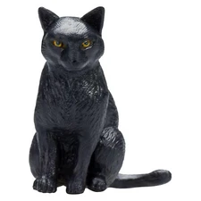 MOJO Black Cat Sitting Animal Figure 387372 NEW IN STOCK Toys Collectibles