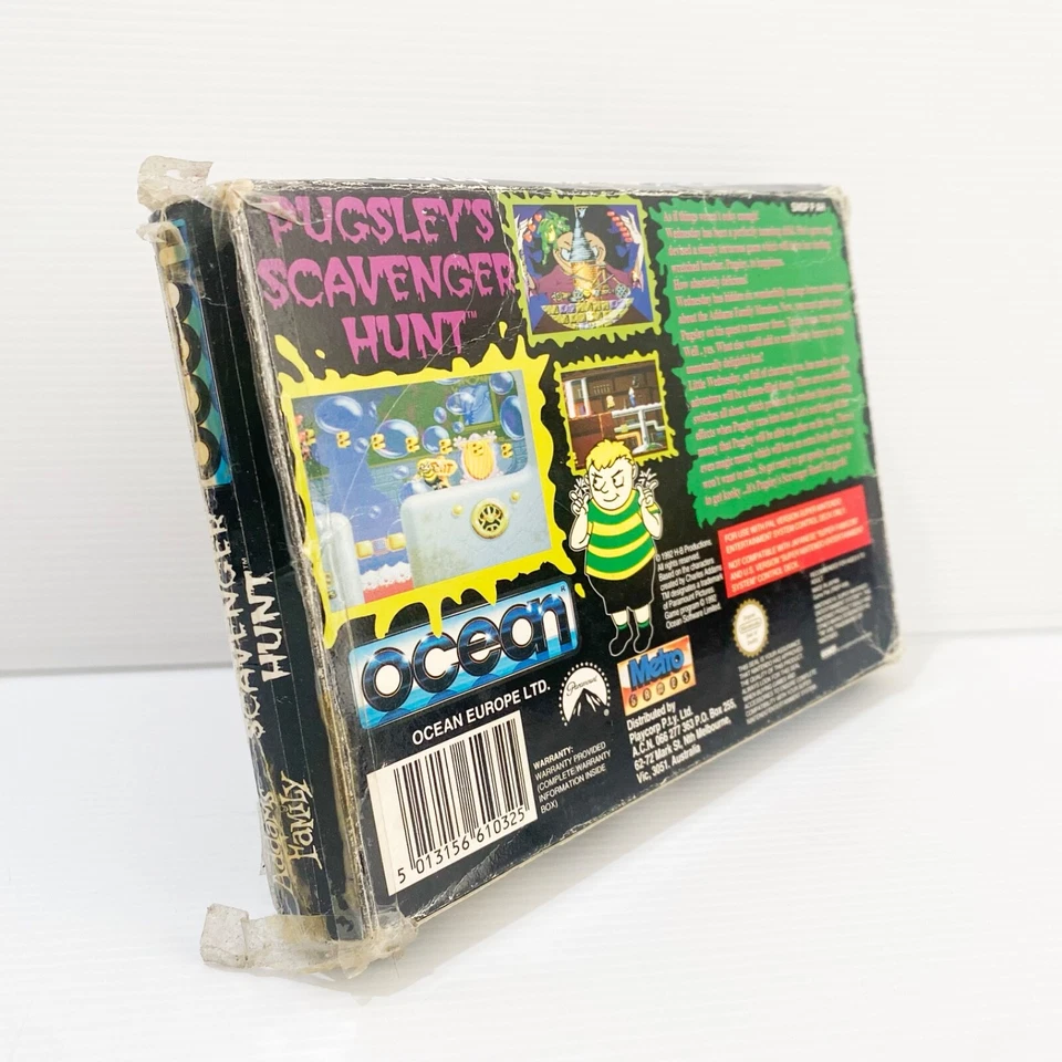 The Addams Family: Pugsley’s Scavenger Hunt + Box, Insert - SNES - Tested - Image 3 of 4