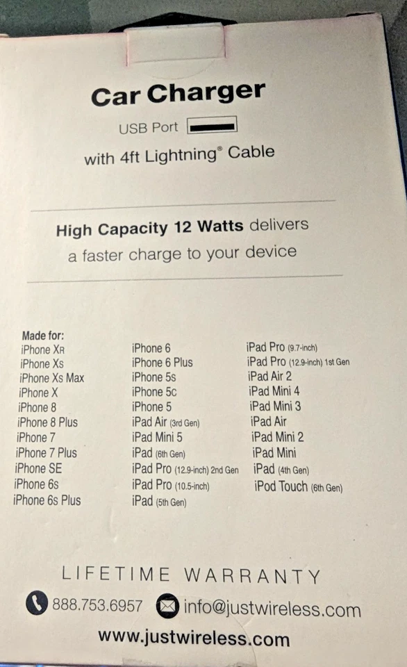 🚗 “¡Cargarlo a la carretera!” — Cargador de coche rápido de 4 pies solo inalámbrico para iPhone 🔌 Foto 3 de 4