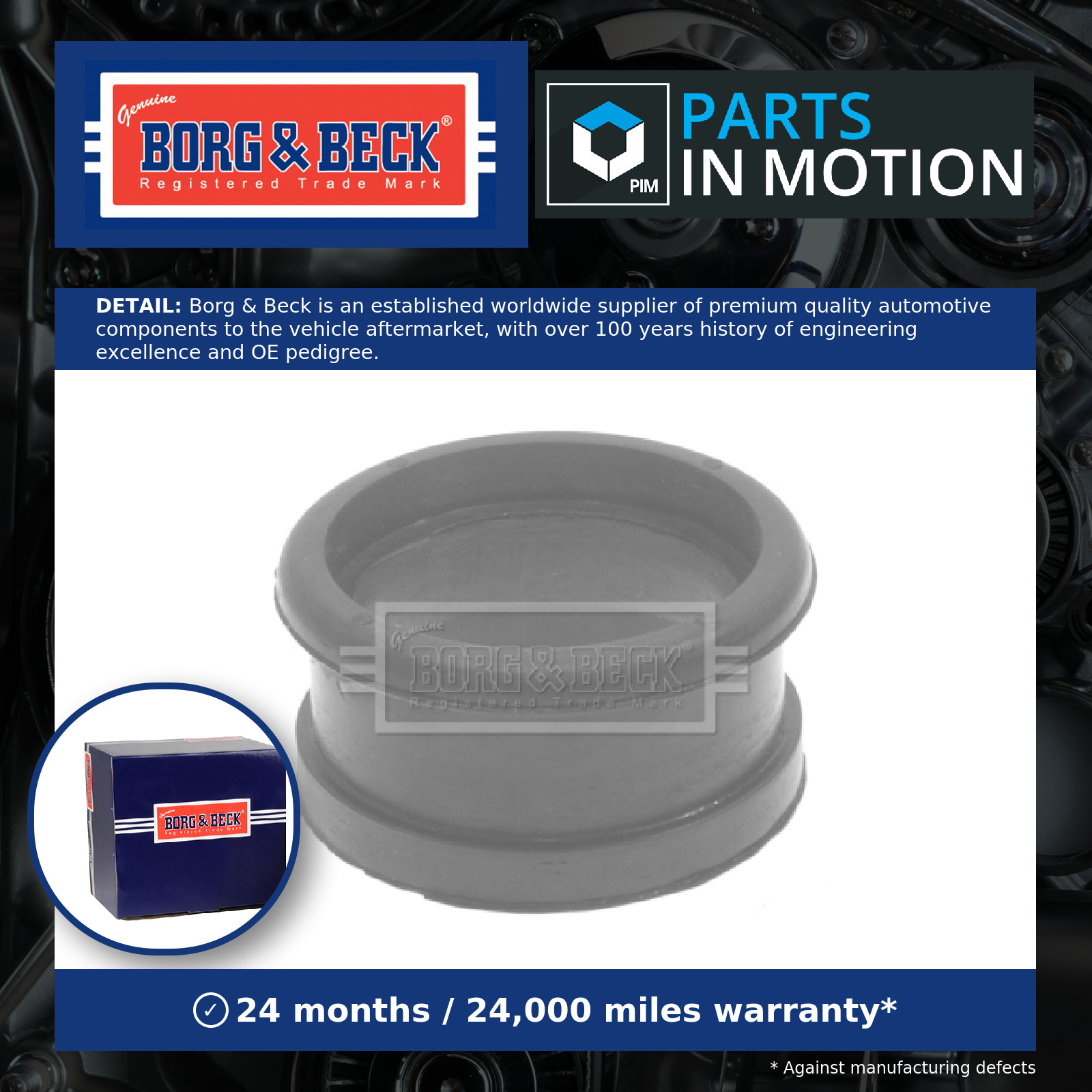 Turbo Hose BTH1290 Borg & Beck Charger 8200136780 8200404193 8200290501 Quality