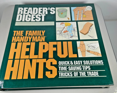The Family Handyman: Helpful Hint- Readers Digest, 9780895776174, hardcover, new