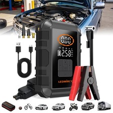 LEDMIRCY Jump Starter with Air Compressor, 8000A Portable Car Battery Booster