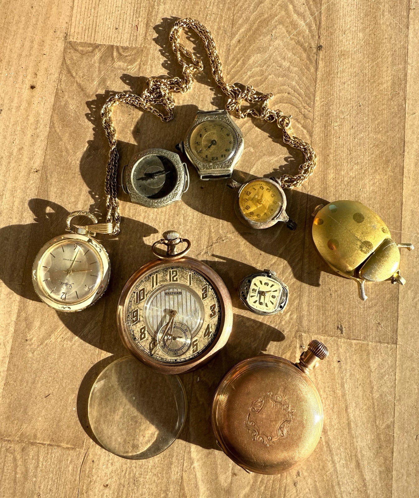 vintage pocket watches for repair Vintage watches Lot Waltham of - vintagewatches.pk