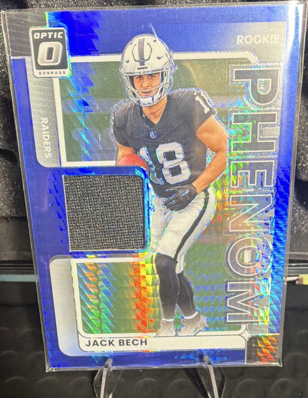 Panini 2025 Donruss Optic Jack Bech Rookie Phenoms Prizm Jersey #RPBH-JBH