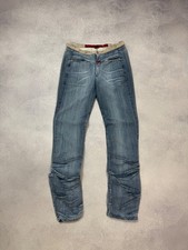 Le Jean De Marithe Francois Girbaud Vintage Y2K Distressed Jeans Pants Size 42