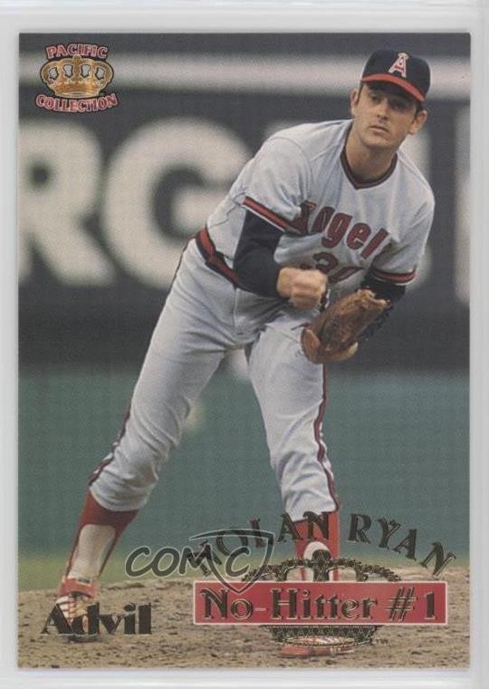 1996 Pacific Crown Collection Advil Nolan Ryan Nolan Ryan #5 HOF 0b9