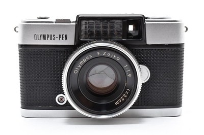 Exc.] OLYMPUS PEN D 35mm Half Film Camera w/ F.Zuiko 32mm f/1.9