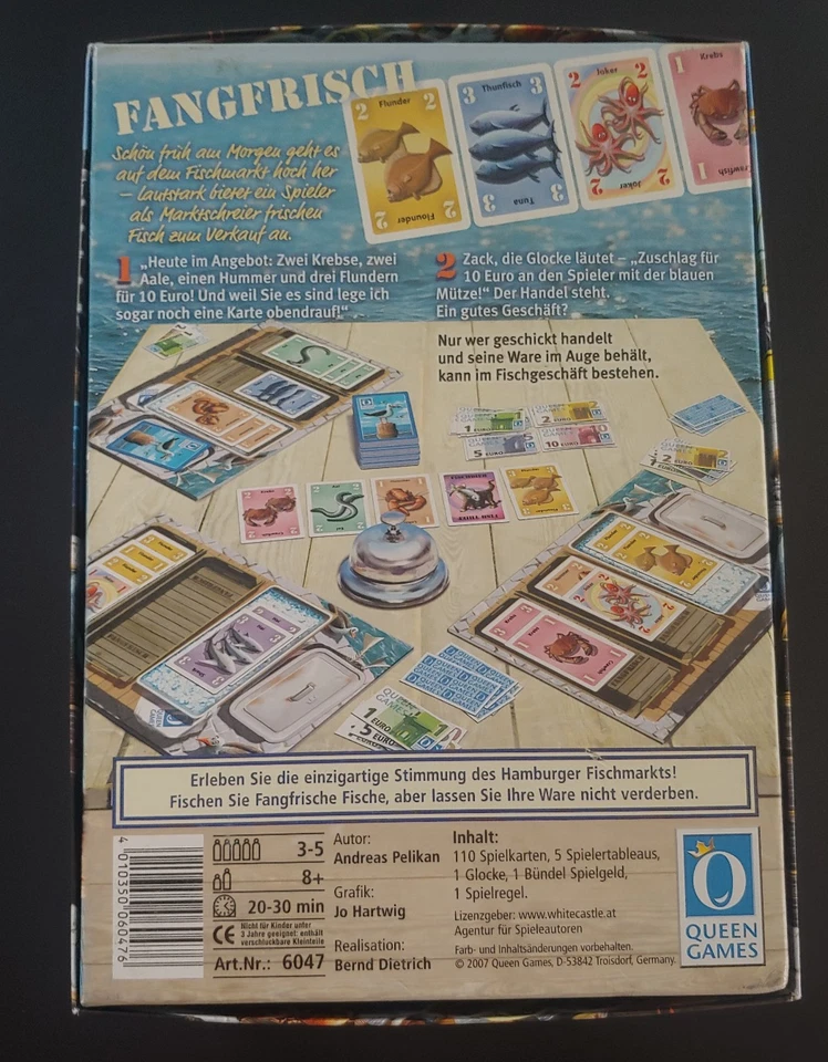 Fangfrisch von Andreas Pelikan | Queen Games | 2007, ab 8 Jahren | Brettspiel - Bild 3 von 4