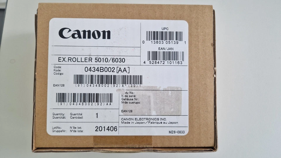 Original-Einzugswalzen-Set 0434B002AA für DR-5010 DR-6030 Canon Scanner