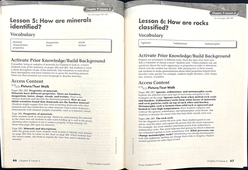 5th Grade - SCIENCE - EVERY STUDENT LEARNS - TEACHER GUIDE (2008, Foresman) - Picture 8 of 10