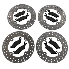 Front & Rear Brake Pads & Brake Rotors fits 2012-14 Can-Am Renegade 800R EFI XXC