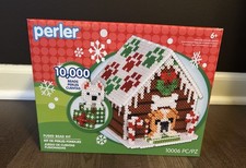 Perler Fused Bead Kit-3D Doghouse Gingerbread