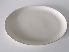 Servierplatte von Schönwald - elfenbein mit Goldrand