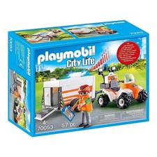 Playmobil CityLife - Quad mit Rettungsanhänger - 70053