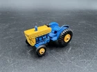 Matchbox Ford Tractor Blue and Yellow No 39 Lesney England Intact w/ Tires!