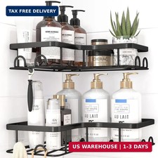 Corner Shower Caddy - 2 Pack, Adhesive Shower Organizers, Rustproof Stainless St