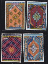 (algeria)1968 Sc 383/6 set MNH,carpets  w2303