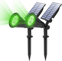 Solarstrahler 2 StüCk 4 LED Helle Gartenleuchte 2 Beleuchtungsmodi