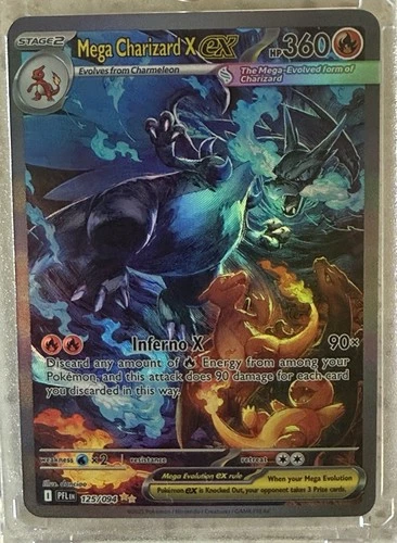 Mega Charizard x EX 125/094 Me02: Phantasmal Flames Holo