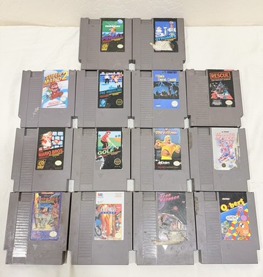 LOT OF 12 SUPER MARIO CHIP N DALE Nintendo Entertainment System NES Games & MORE