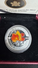 2013 Canada 10 O Canada - The Maple Leaf oz .9999 Fine Silver Coin w/OGP COA