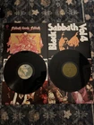 Lot of 2 Black Sabbath Vinyl Records- Vol 4 Green Label & Sabbath Bloody Sabbath
