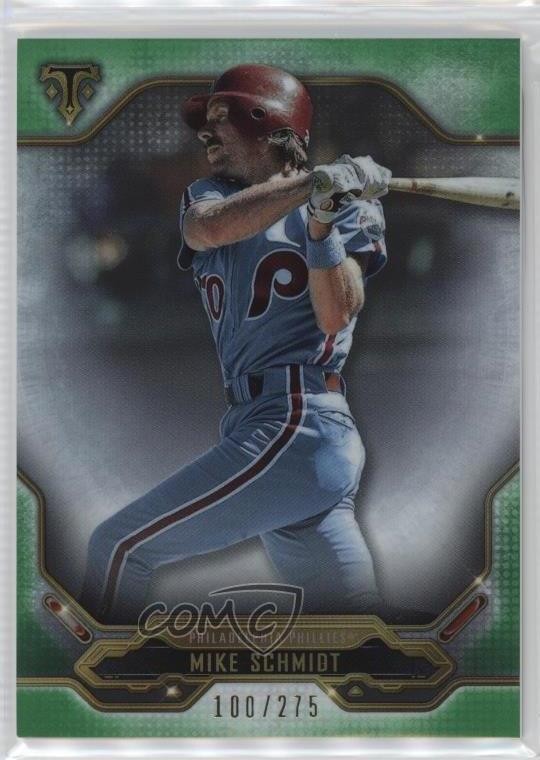 2020 Topps Triple Threads Emerald 100/275 Mike Schmidt #71 HOF 7xr