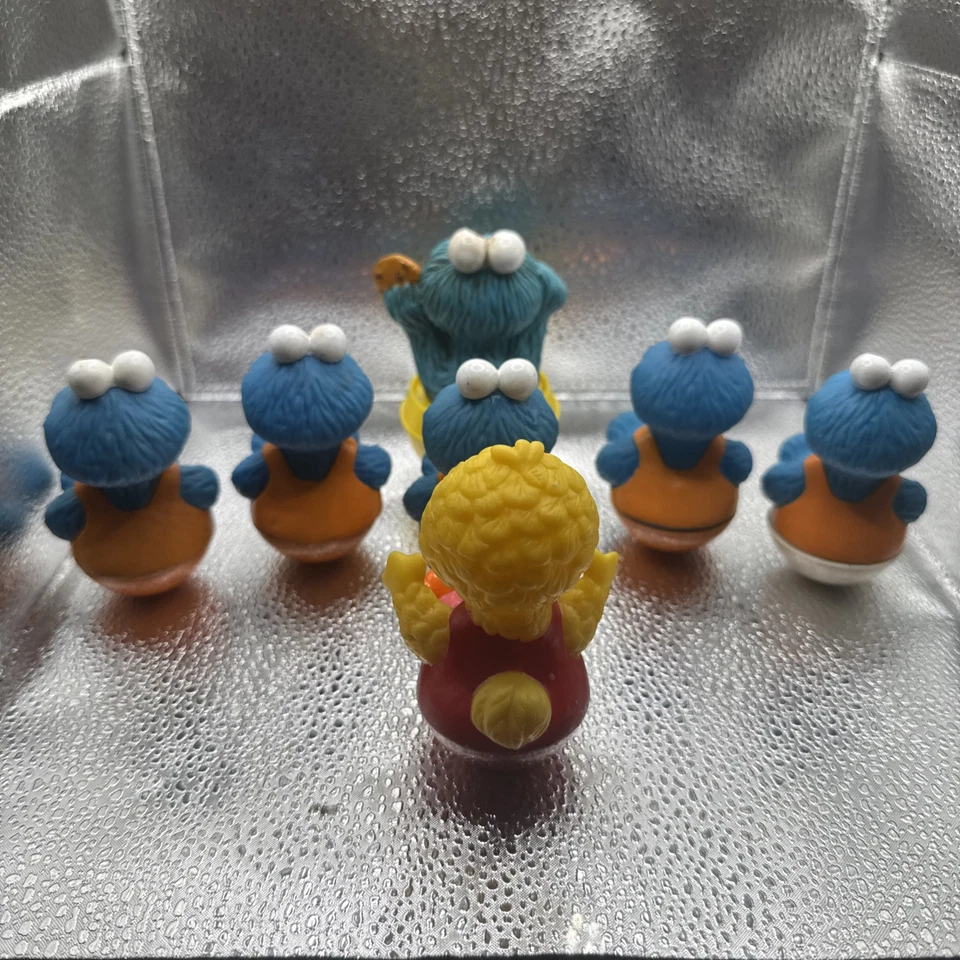 Винтажный лот из 2 печенья 1990 Ernie Big Bird - Изображение 2 из 2