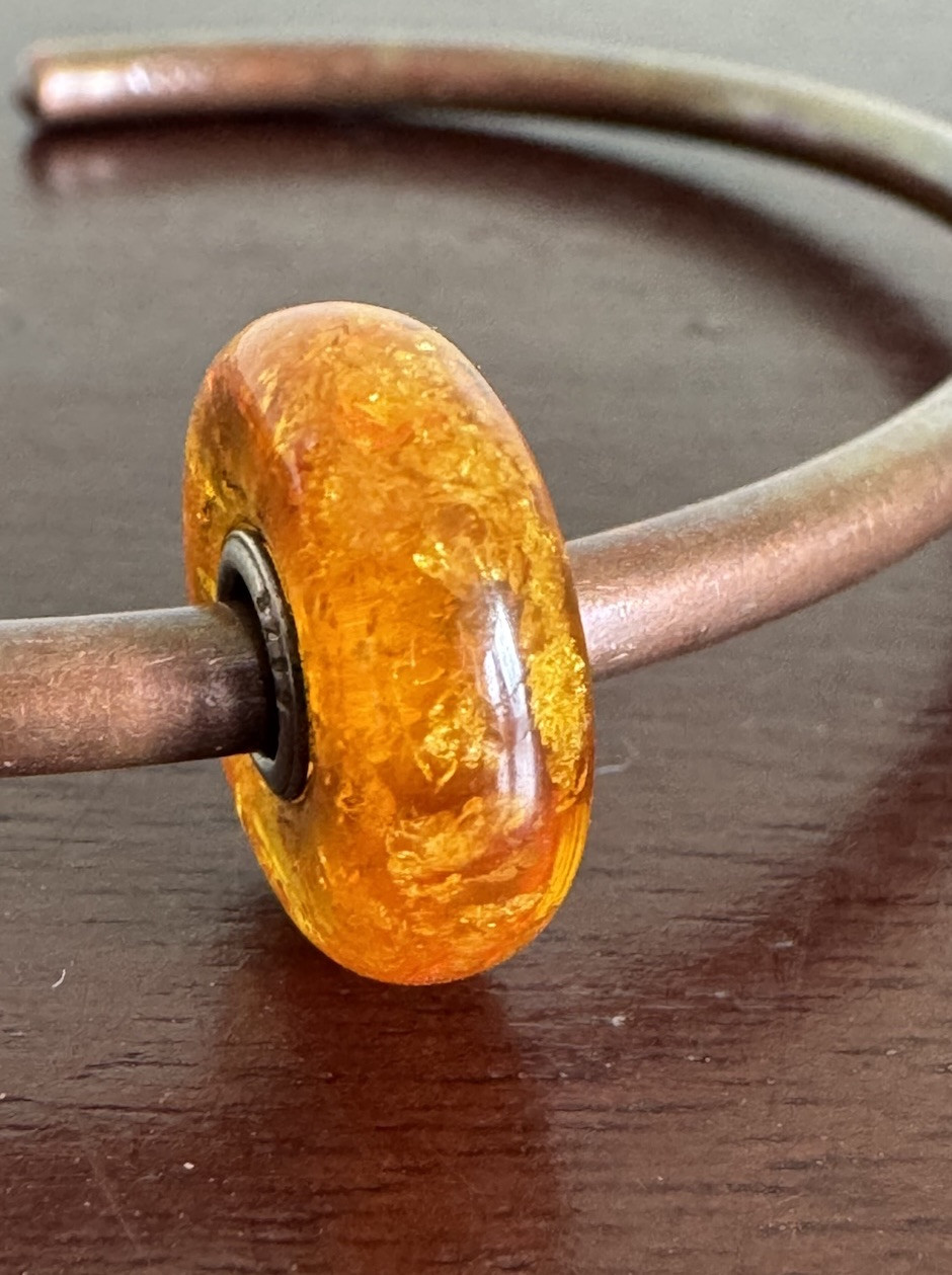 Authentic Trollbeads Amber Unique Crystallized Gl… - image 5