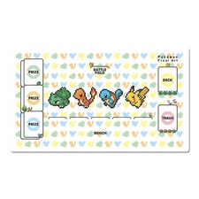 Pokemon Duel Playmat Bulbasaur Charmander Pikachu TCG CCG Card Game Mat Mousepad