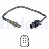 Delphi Lambdasonde Sensor Abgassteuerung ES20553-12B1 FüR Alfa GT 159 Spider Tbi