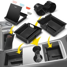 YHTAUTO Center Console Organizer Fit for Tesla 4pcs Organizers