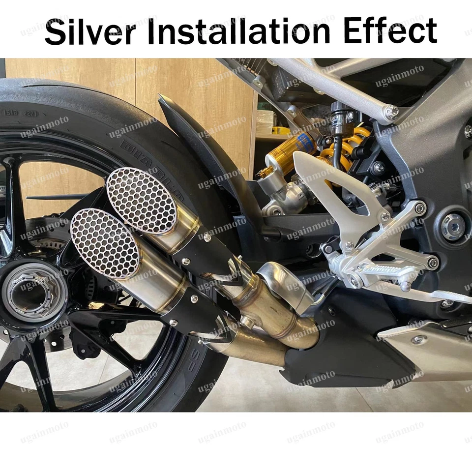 For Triumph Speed Triple RS1200 1200RR 21-24 Motorcycle Exhaust Slip On Muffler Foto 2 de 4