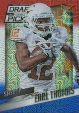 Earl Thomas 2015 Prizm Draft Red Blue & Blue Prizm SSP Texas Longhorns 23/25