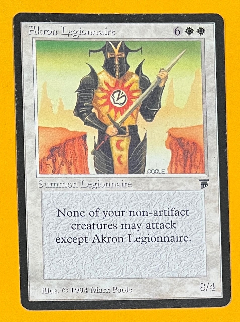 MTG AKRON LEGIONNAIRE Legends (OldManMTG 012-678)