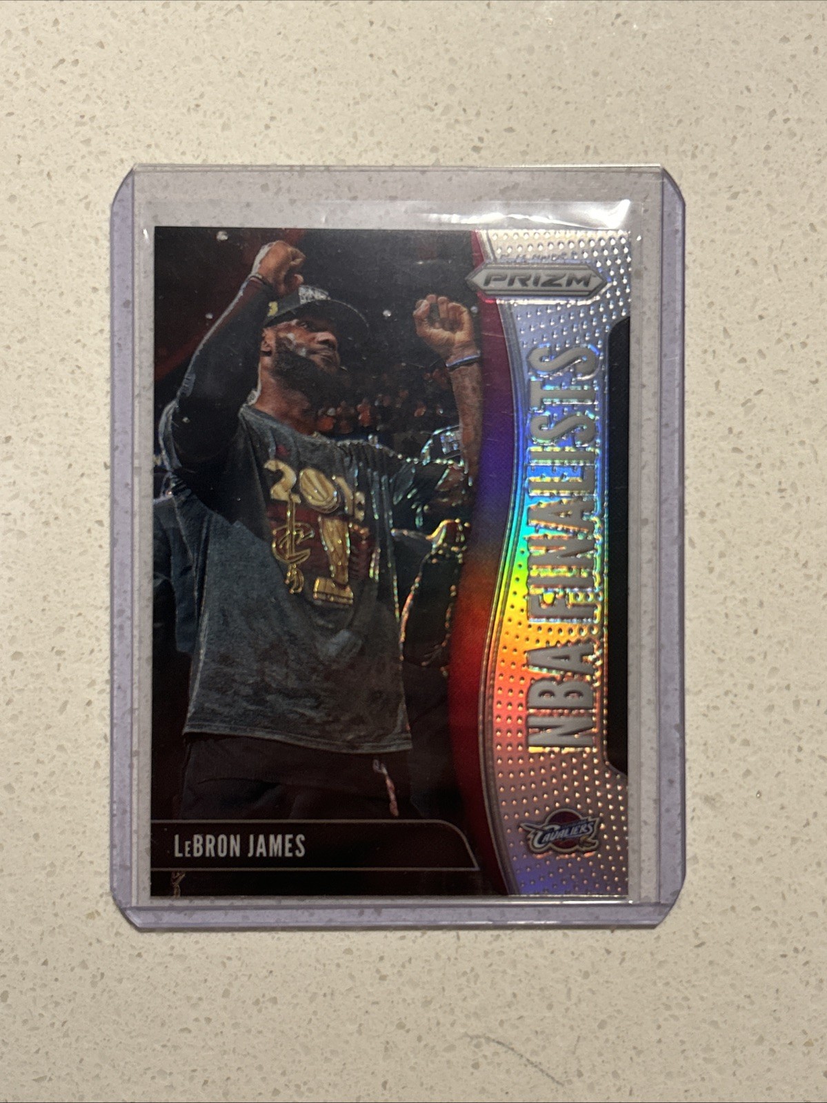 2019-20 Panini Prizm Lebron James NBA Finalists Silver Prizm #3 Cavaliers Lakers