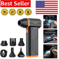 Portable Turbo Jet Fan Electric Air Duster Rechargeable Blower Cleaner