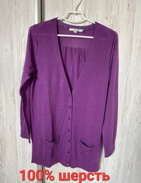 Women Boden Sweater Purple Wool L
