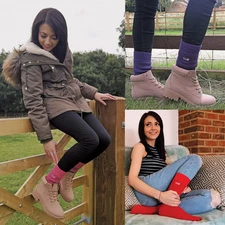 THMO - 1 Pair Ladies Thick Winter Warm Soft Top Thermal Socks