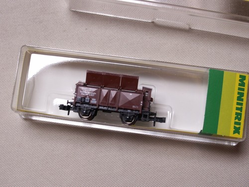 Minitrix 13665 Klappdeckelwagen mit Bremserhaus DRG Spur N | Condition: Neu