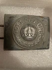 Ww1 German Prussia Imperial Belt Buckle Gott MIT UNS Belt Buckle Military Unifor