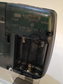 RARE Authentic Smoke Clear Black Sega Game Gear Console w Modern LCD US Seller