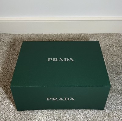 Prada Green Luxury Empty Box Packaging 100% Authentic