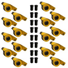Self-aligning Aluminum 1.5 Ratio 38 Roller Rocker Arms Set For Chevy Sbc Gen I Self-aligning Aluminum 1.5 Ratio 38 Roller Rocker Arms Set For Chevy Sbc Gen I